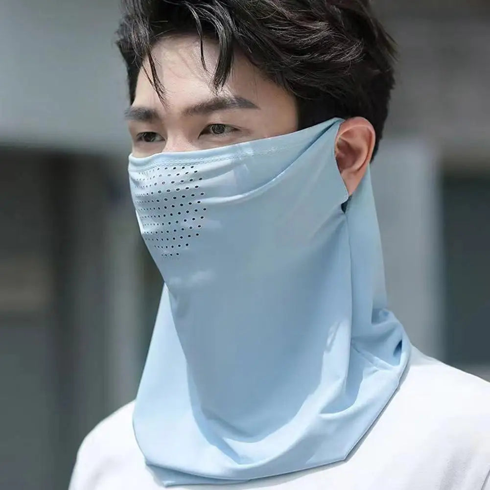 Unisex Breathable Ice Silk UV Protection Mask for Summer Peaceful Pleasures Health and Wellness