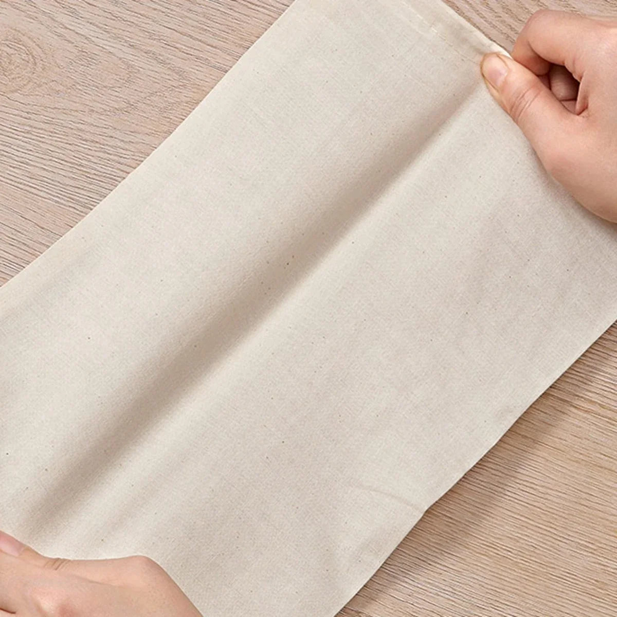 Nut Milk Bag Home Kitchen Gadgets Dish Drainer Kitchenware Reusable Unbleached Useful Things for Kitchen Dining Bar Filter Tools Peaceful Pleasures Health and Wellness