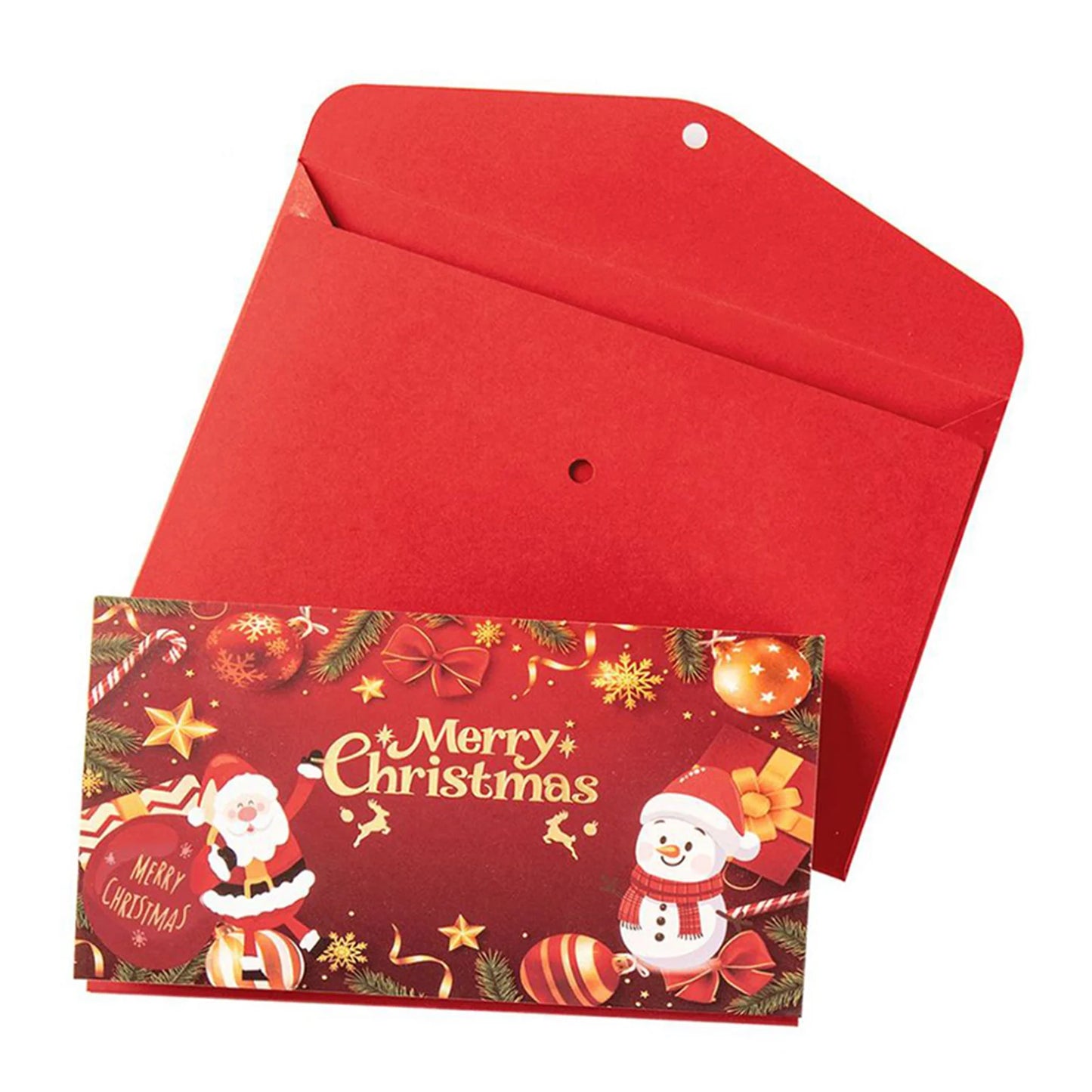 For Christmas Cash Present Envelope Surprise Money Clip For Men Women Cartoon Money Clip Cash Wallet Unique Multifunctional Box Peaceful Pleasures Health and Wellness Santa Claus 1pcs
