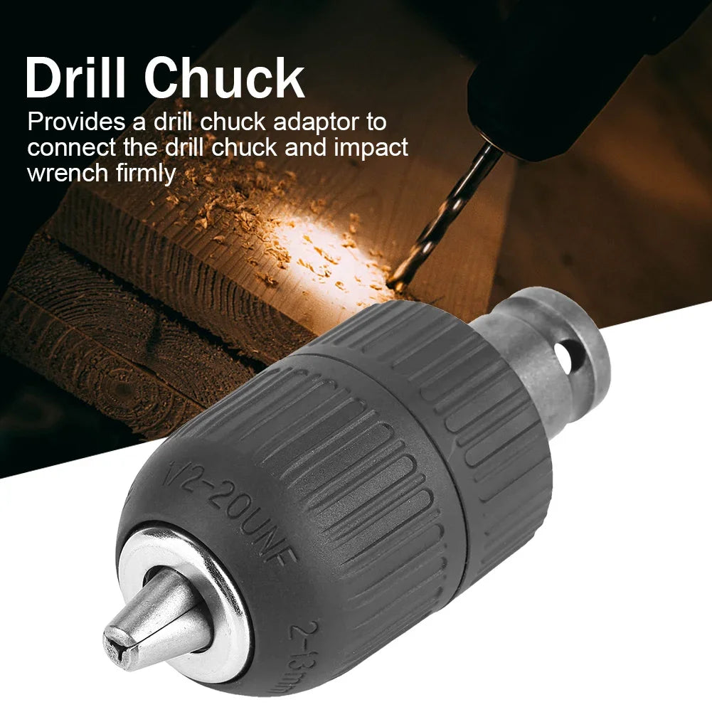 1 2--20UNF Drill Chuck 2- Keyless 2 20UNF Adaptor Impact Wrench