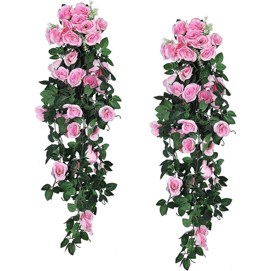 Artificial Rose Vine Garland – Wedding, Home & Garden Décor Artificial Flower Garland Peaceful Pleasures Health and Wellness