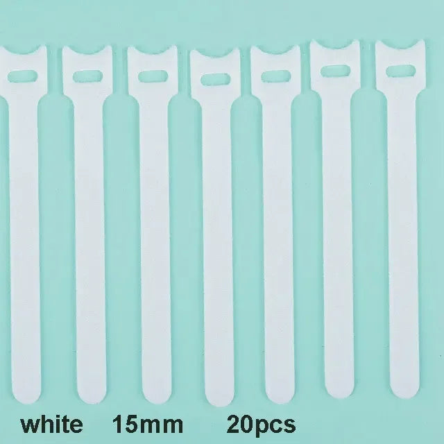 Reusable Self-Adhesive Nylon Hook & Loop Cable Straps 12×150mm