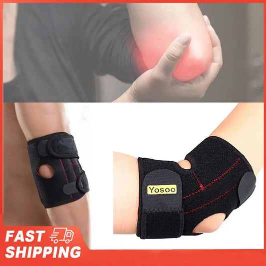 Adjustable Neoprene Tennis Golfers Elbow Brace Wrap Arm Support Strap Peaceful Pleasures Health and Wellness