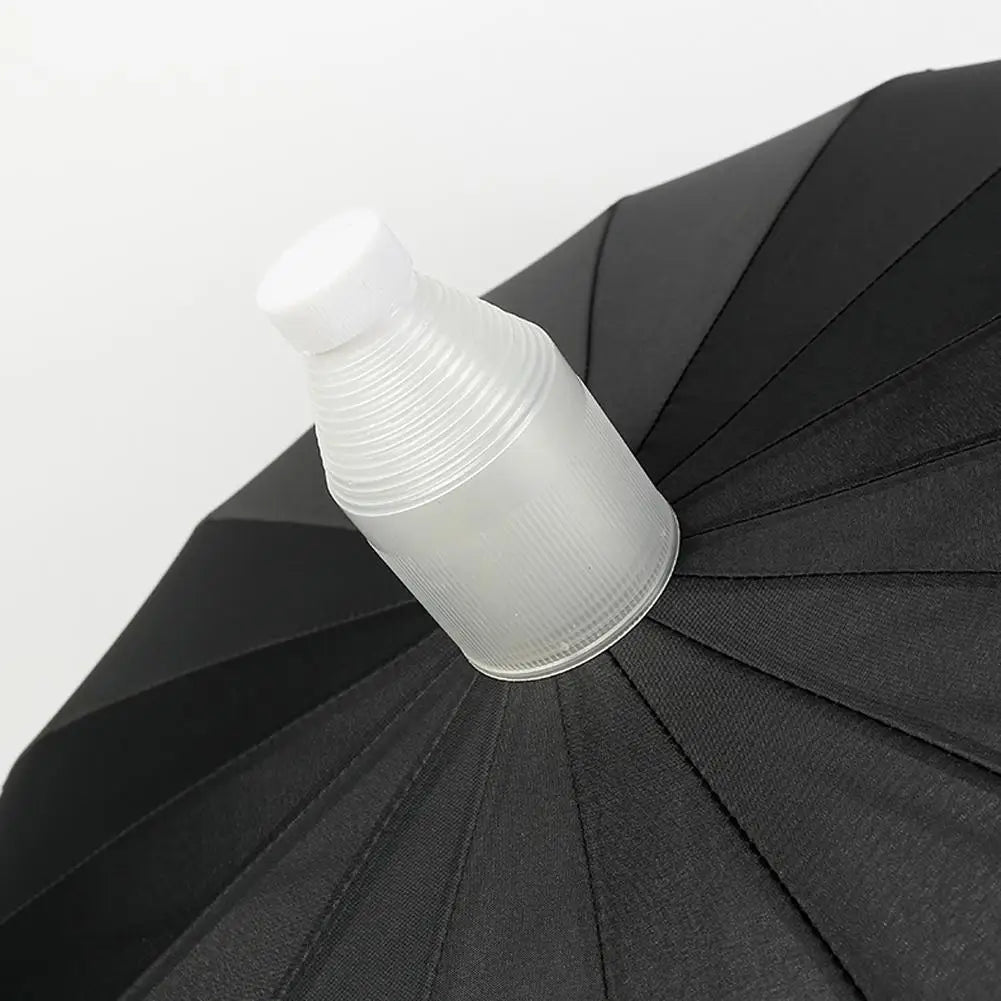Telescopic Non-Drip Umbrella Cover – Clear PVC Waterproof Sleeve