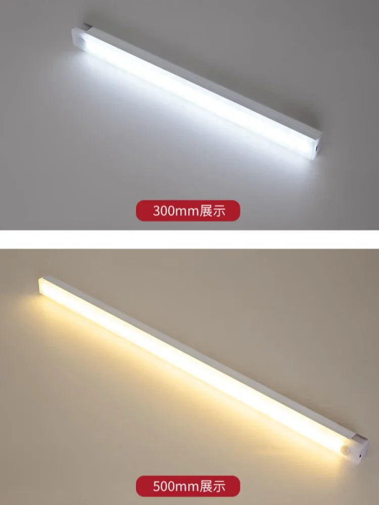 PIR Motion Sensor LED Bar Light – Rechargeable & Dimmable