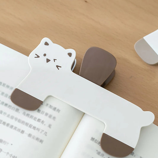 Cute Cat Book Holder Fixed Office Supplies Folder Student Stationery Peaceful Pleasures Health and Wellness
