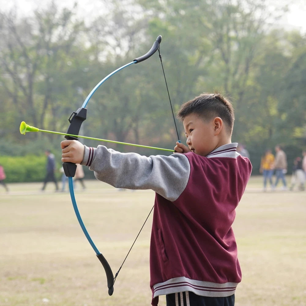 Children Recurve Bow Arrows Youth Kids Take-down Outdoor Shooting Game