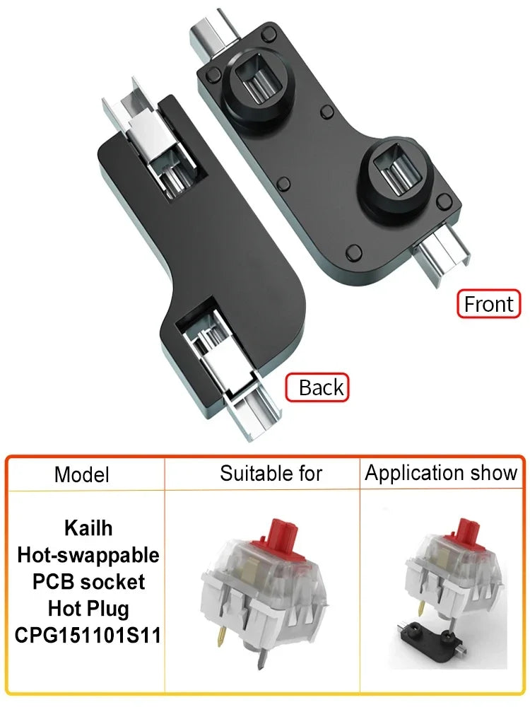 Kailh Hot-Swap PCB Sockets for Cherry MX & Outemu Switches