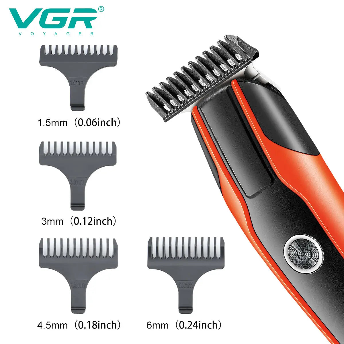 VGR 999 new electric clipper USB rechargeable oil head carving hair clipper electric pusher hair trimmer Peaceful Pleasures Health and Wellness