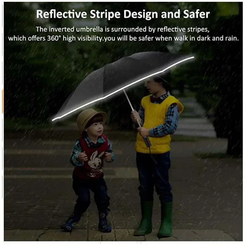 REDLEAF Auto Reverse Folding UV Windproof Umbrella – Men & Women