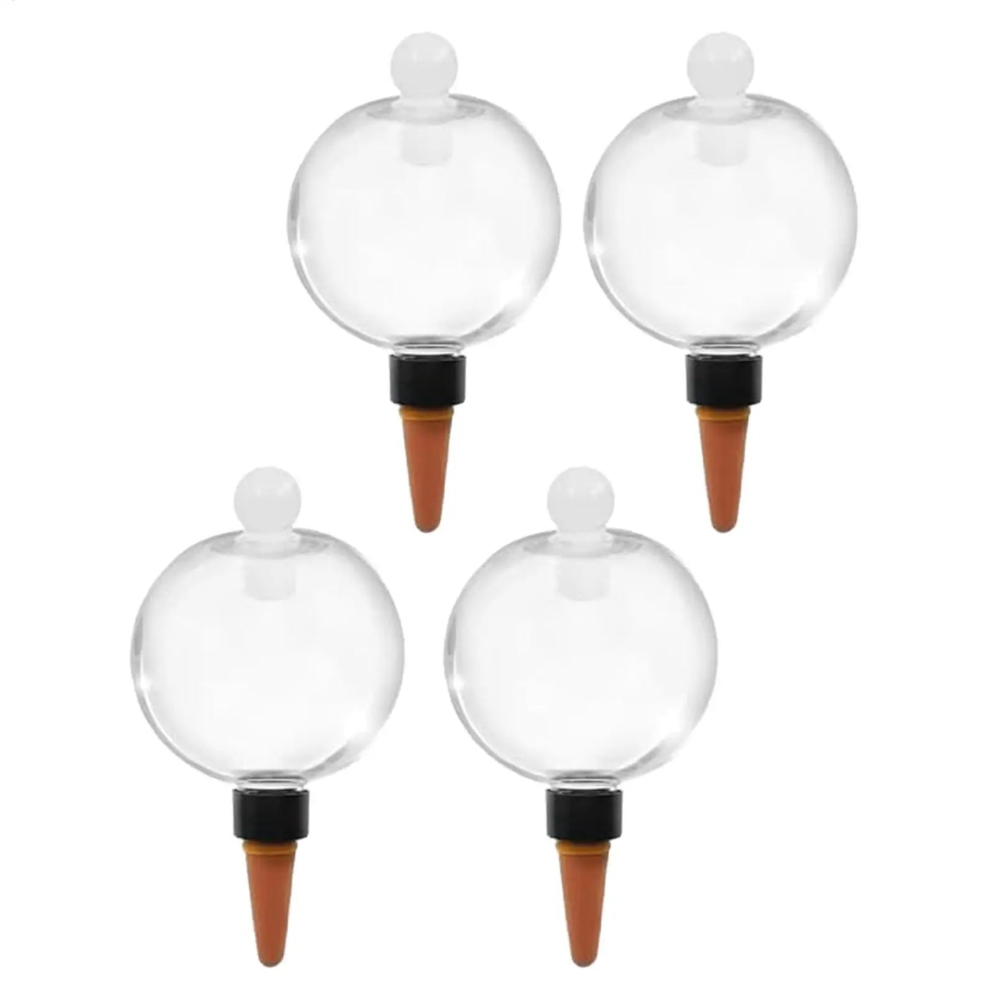 4-Pack Self-Watering Globes 500ml | Auto Drip Plant Bulbs