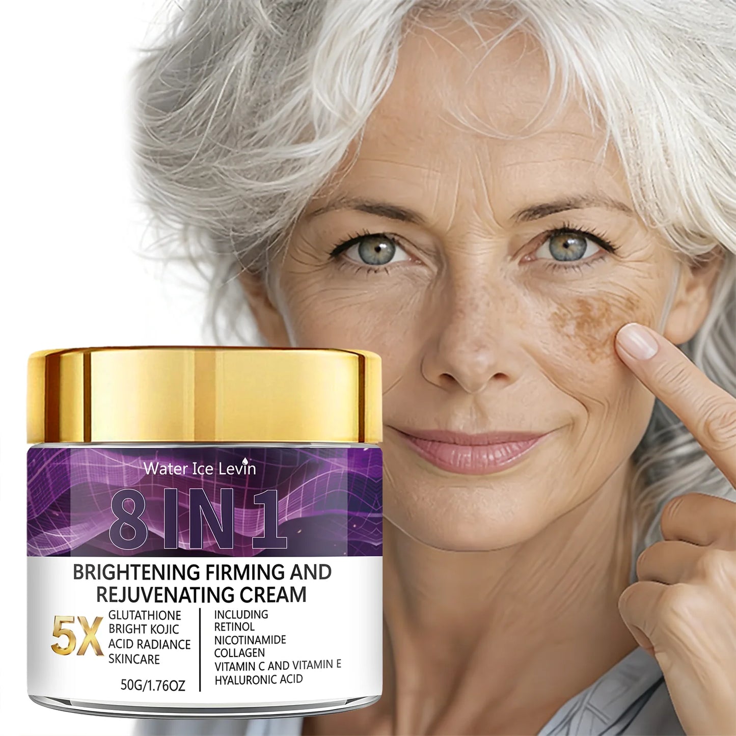 5X Glutathione Brightening Cream | Retinol & Kojic Acid, 50g Brightening Body Cream Peaceful Pleasures Health and Wellness