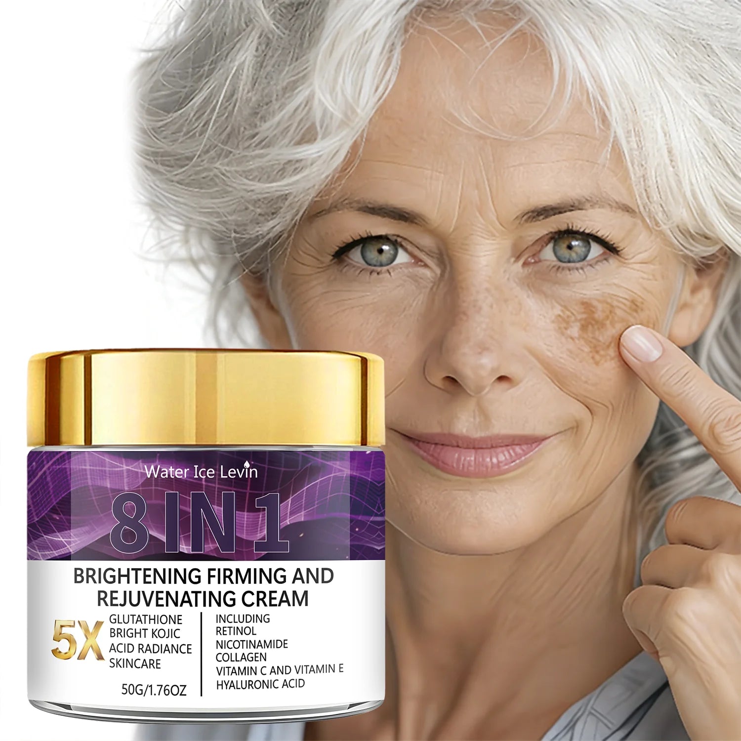 5X Glutathione Brightening Cream | Retinol & Kojic Acid, 50g Brightening Body Cream Peaceful Pleasures Health and Wellness