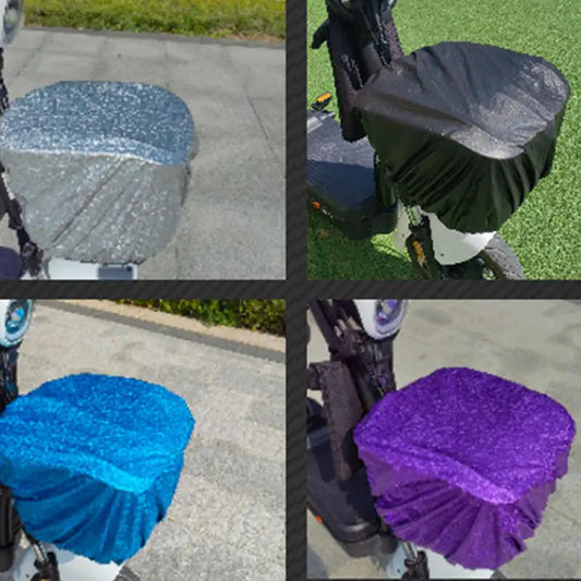 Electric Bike Front Basket Rain Cover Bike Motorcycle Cover Universal Bicycle Basket Waterproof Dustproof Sunscreen Bag Peaceful Pleasures Health and Wellness