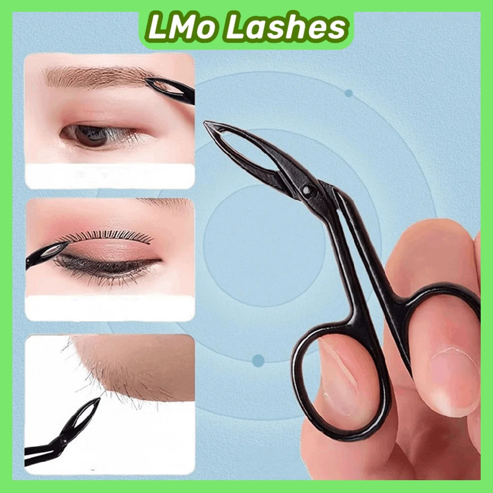 Stainless Steel Eyebrow Tweezers – Slanted & Flat Tip