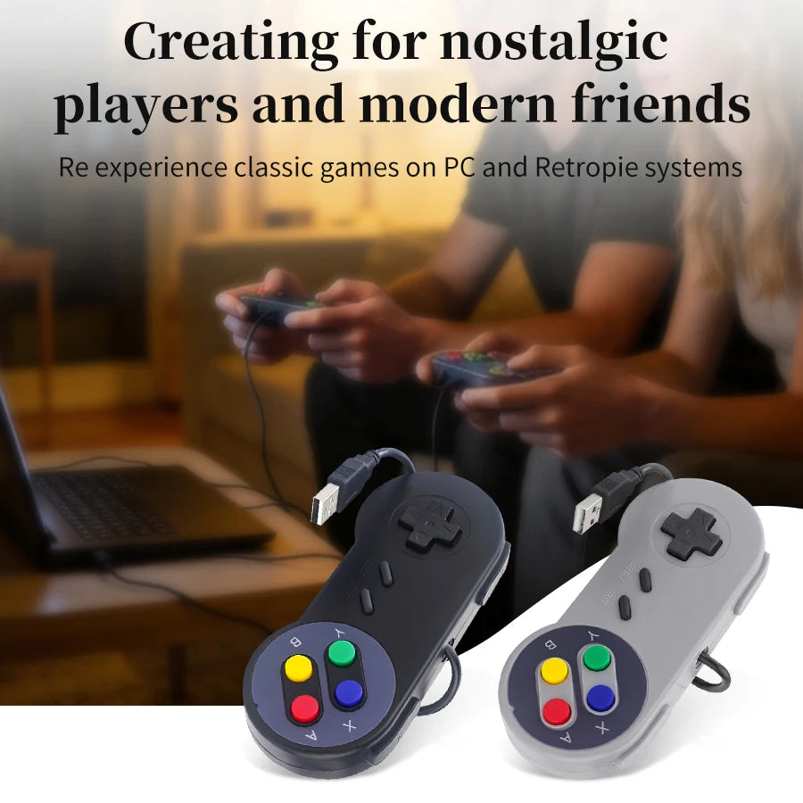 USB Gamepad Gaming Joystick Retro Gamepads for PC NESPi RetroPie Game Control for Raspberry Pi 5 4 3 2 B Zero Game Controller Peaceful Pleasures Health and Wellness