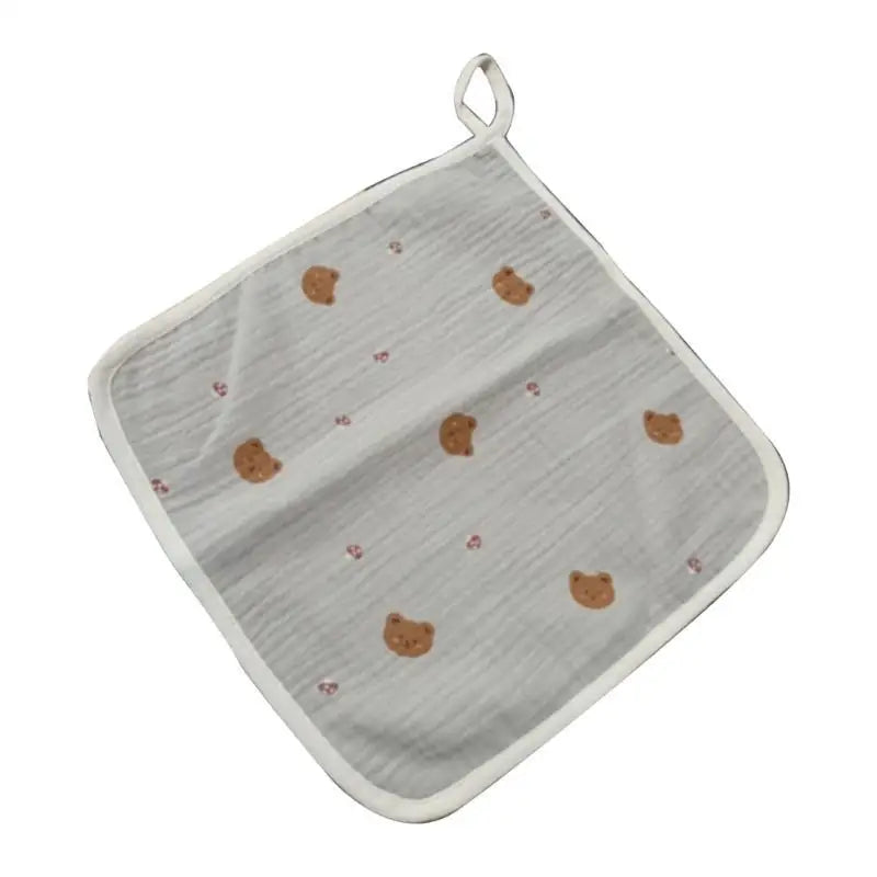 Baby Cotton Muslin Face Towel | Burp Cloth & Drool Bib