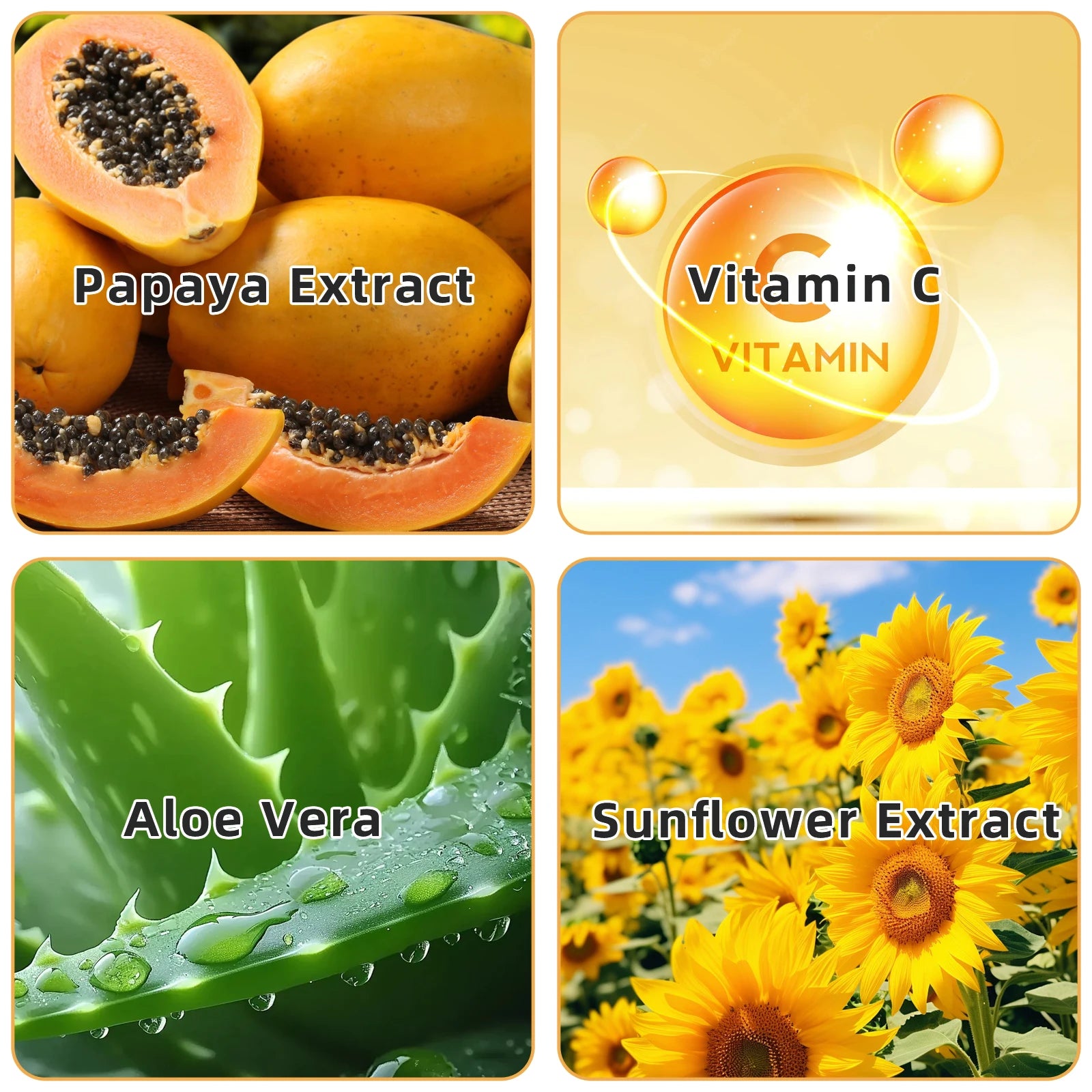 Ottilavie Papaya Vitamin C Essence is suitable for all skin types, unisex, and can be used on the face, neck, and body. Peaceful Pleasures Health and Wellness