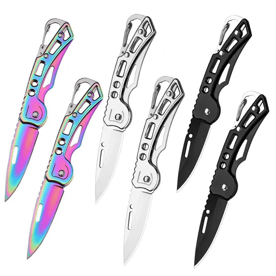Folding Pocket Knife Stainless Steel 3/6 Pack – EDC Camping