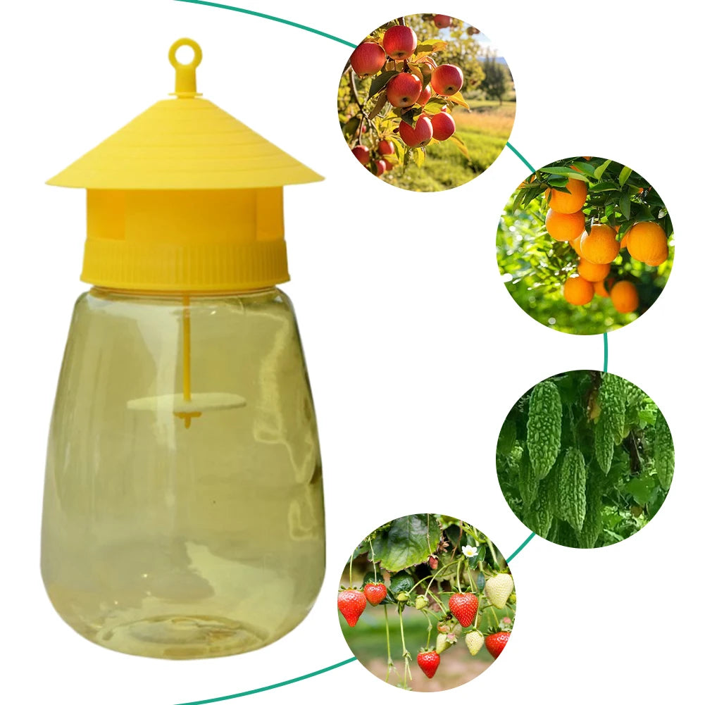 Reusable Fruit Fly Trap for Orchards & Gardens Peaceful Pleasures Health and Wellness