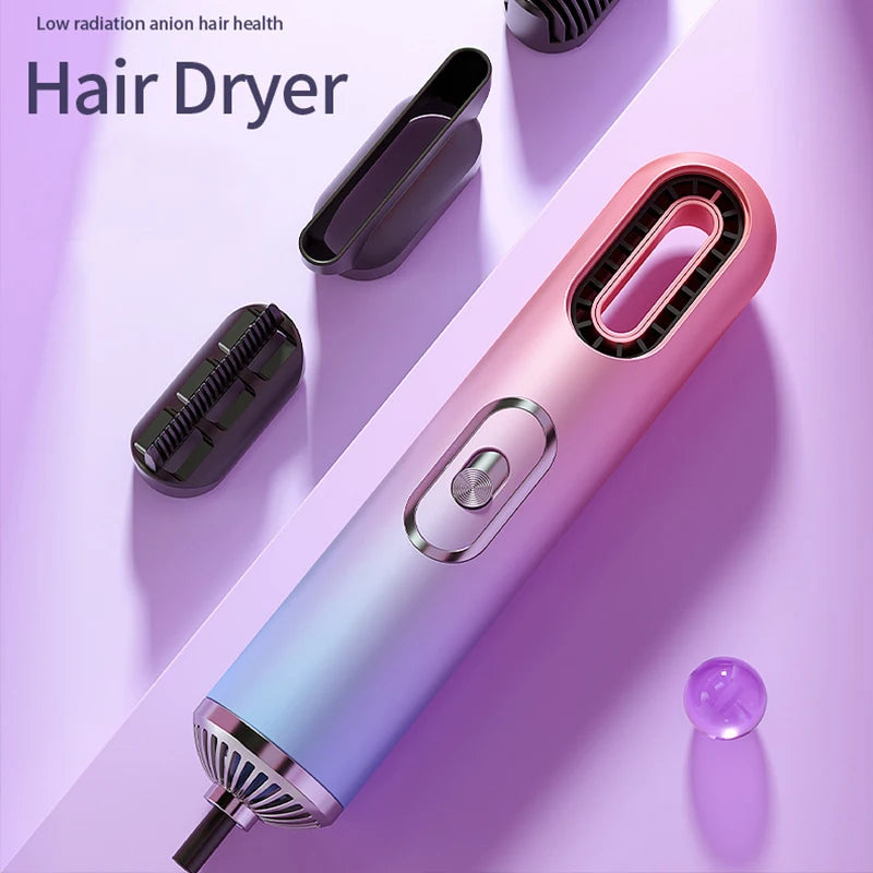 Portable 2-in-1 Hair Dryers Curling Comb Hairbrush Styling Tools Hair Dryers And Volumizer Blower Straightener Hand Hair Dryer Peaceful Pleasures Health and Wellness