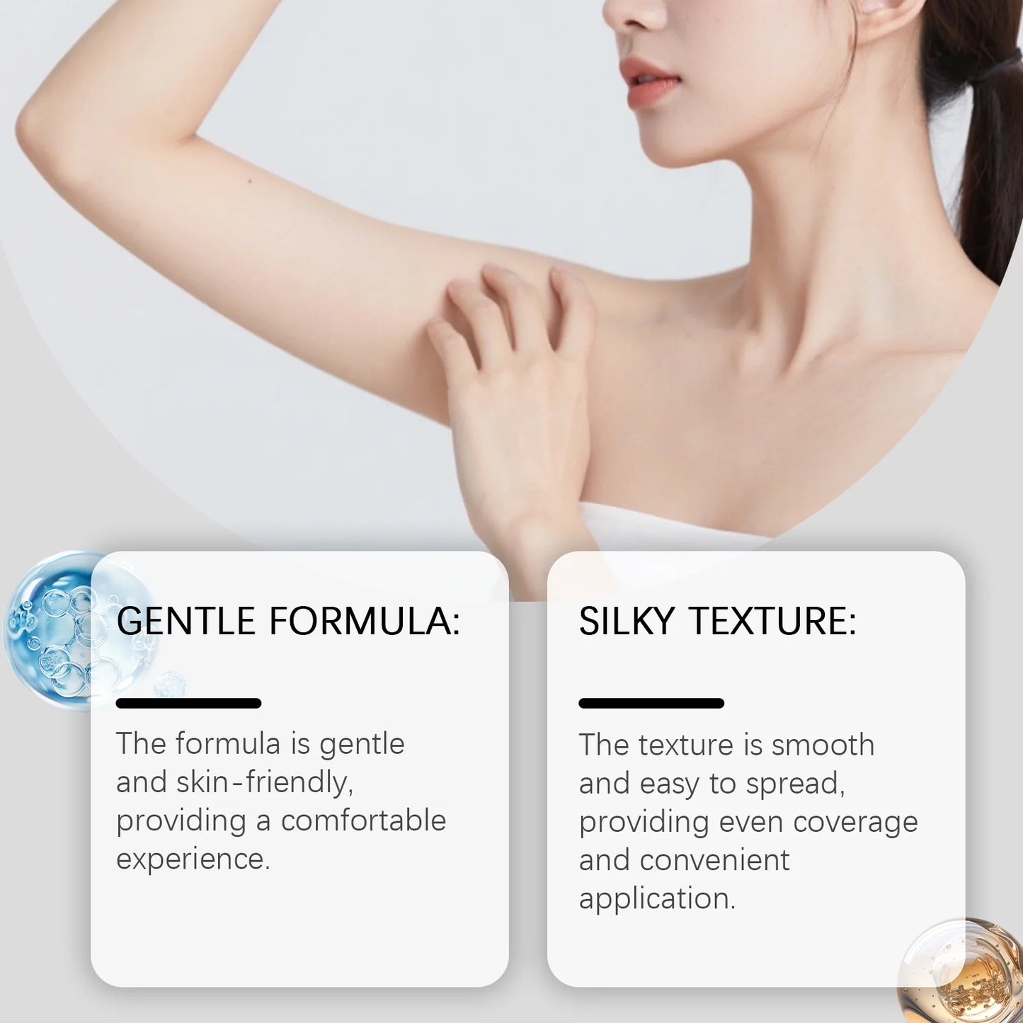 Soothing Silky Skin Hair Removal Cream Reduce Redness Smoothing Nourish Arm Armpit Leg Hair Softening Painless Depilatory Cream Peaceful Pleasures Health and Wellness
