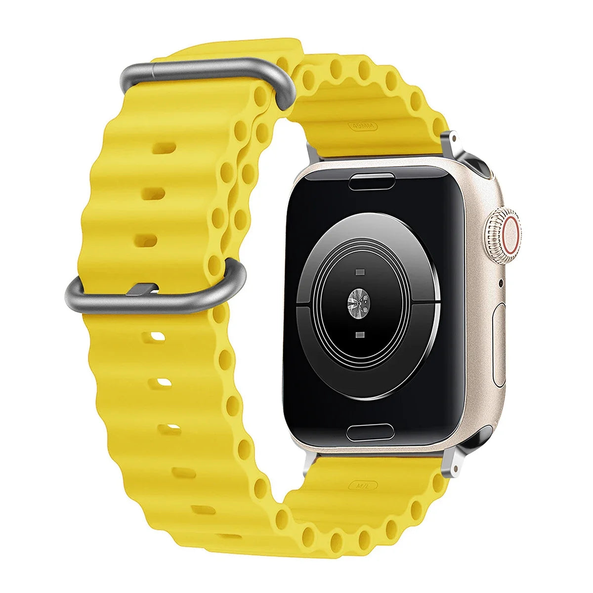 Silicone Ocean strap for Apple watch band Ultra Series 9 SE iwatch 42mm 44mm 45mm 49mm 38mm 40mm 41mm correas 49 44 45 mm bands Peaceful Pleasures Health and Wellness Y 42mm 44mm 45mm 49mm