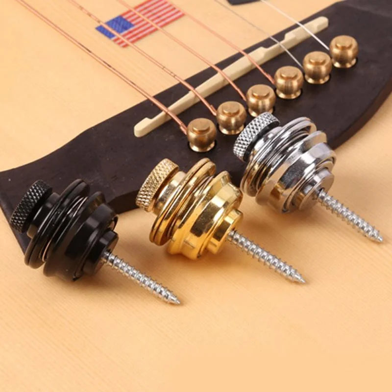 Guitar Strap Lock Straplock Button Buckle Skidproof Acoustic Electric