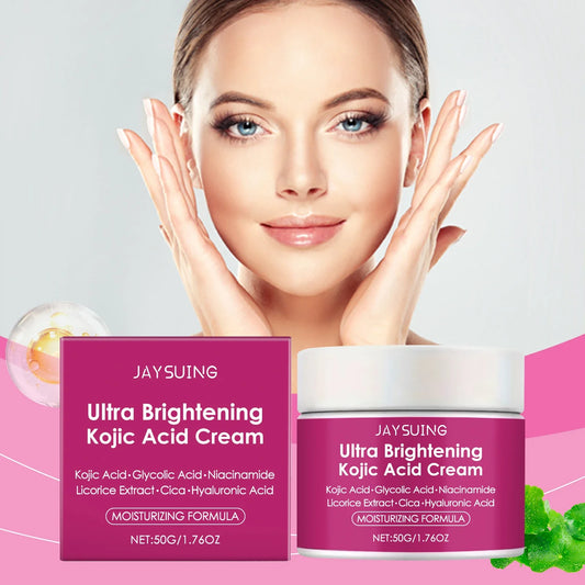 Kojic Acid Brightening Cream – Dark Spot Remover & Moisturizer Brightening Face Cream Oasis Select