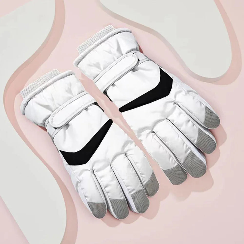 Winter Touchscreen Ski Gloves | Fleece-Lined & Windproof