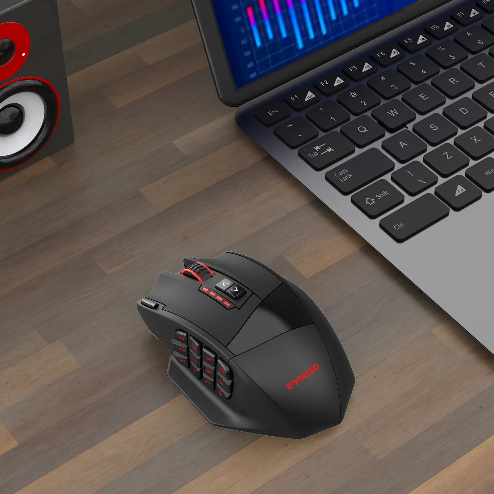E-YOOSO X-33 Dual Mode Gaming Mouse Support 2.4G Wireless & Wired, RGB USB Mouse with 16000 DPI 16 Programmable Buttons for PC Peaceful Pleasures Health and Wellness