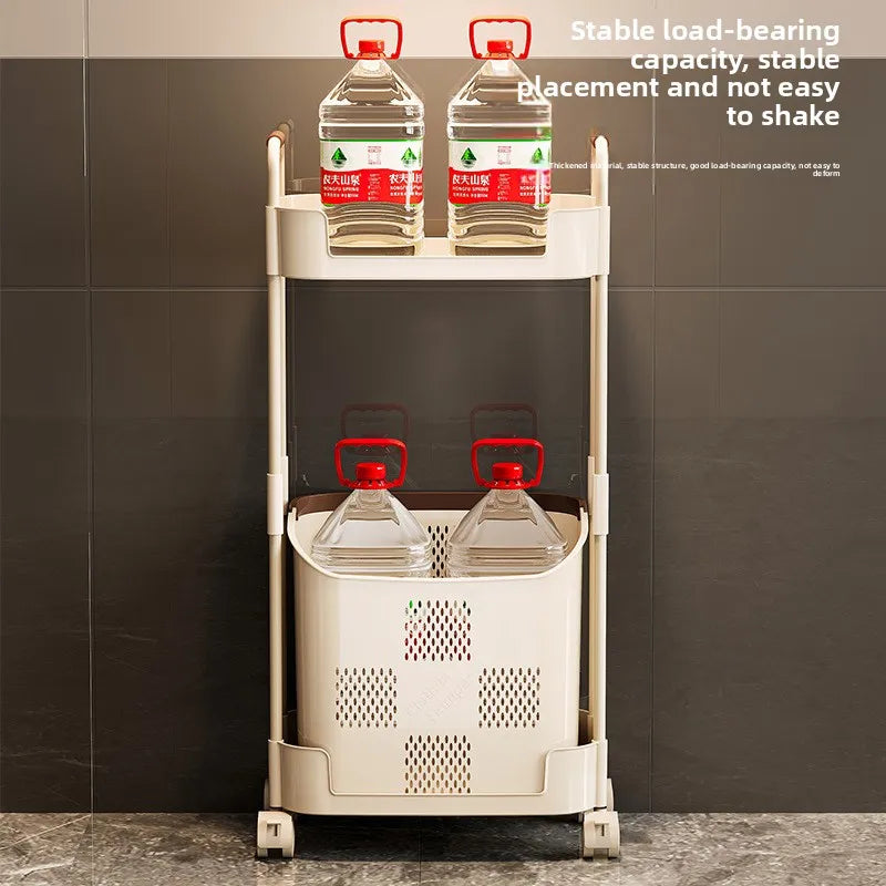 Multi-Functional Laundry Hamper for Home - Large Movable Clothes Basket with Storage Shelf, Bathroom Organizer & Sorting Rack Peaceful Pleasures Health and Wellness