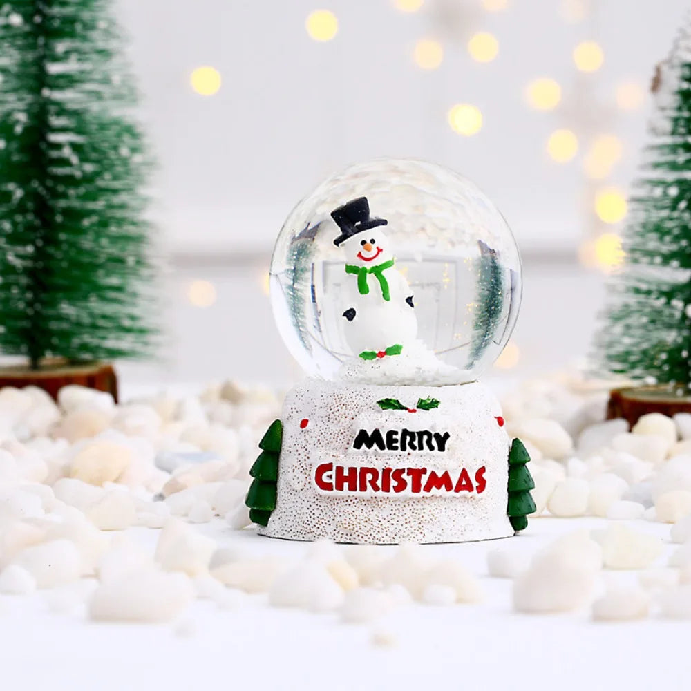Christmas Luminous Crystal Ball Ornament | Resin Holiday Gift