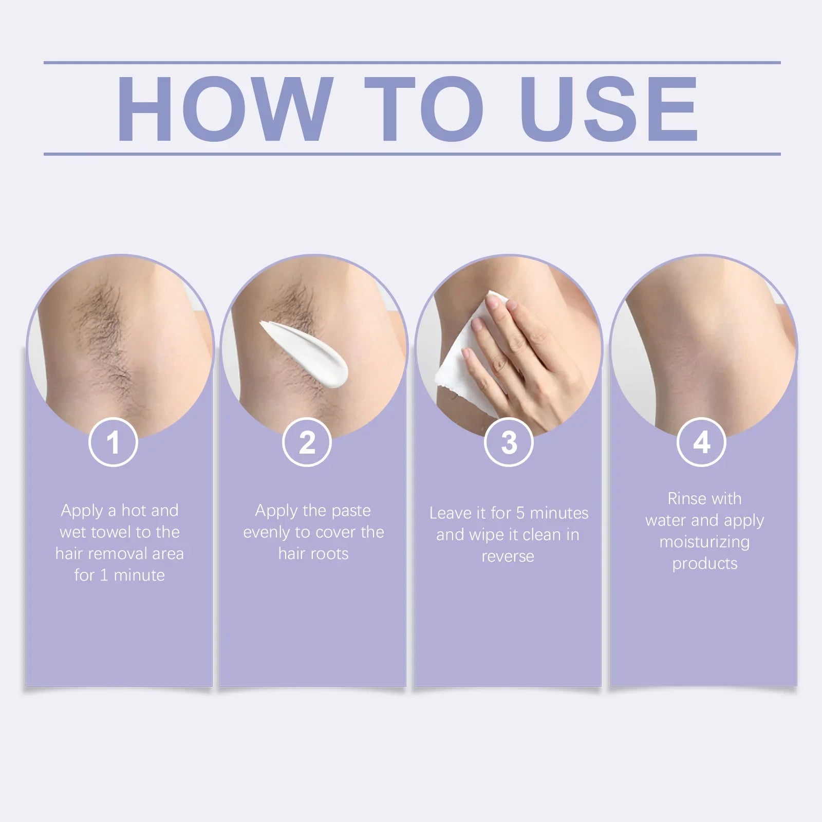 Jaysuing Painless Depilatory Cream – Legs, Arms & Bikini 40g Hair Removal Cream Oasis Select