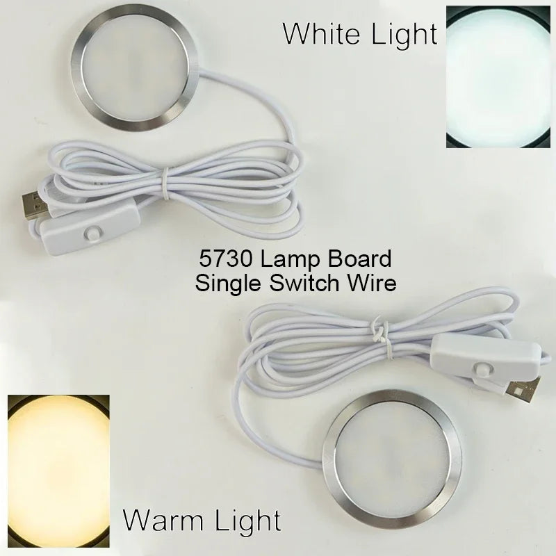 DIY LED Lamp Kit – Adjustable Warm/Cool Light Parts, No Shell
