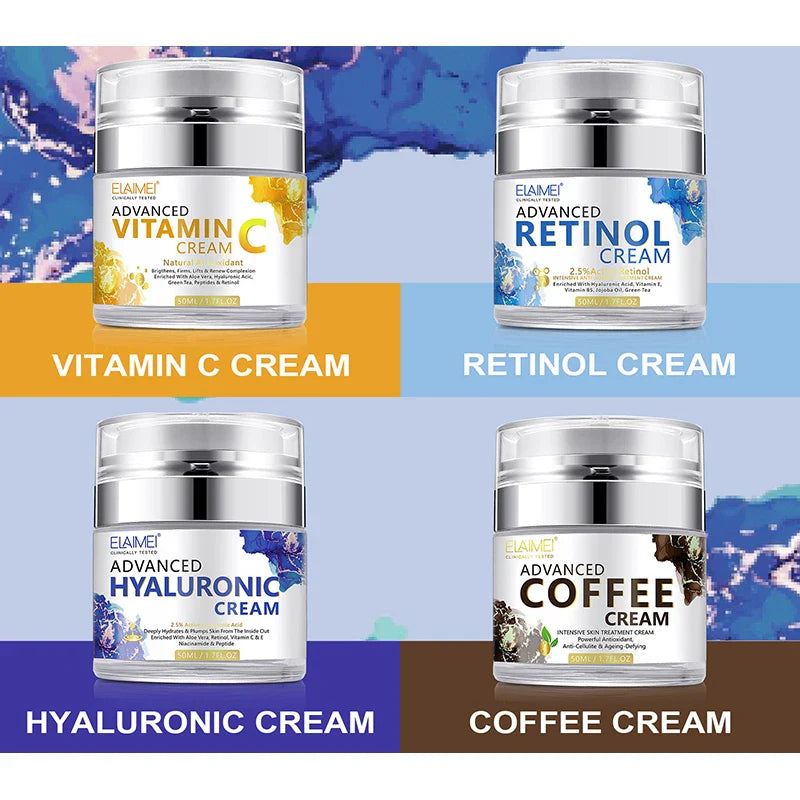Retinol Face Cream 50ml – Collagen & Hyaluronic Acid