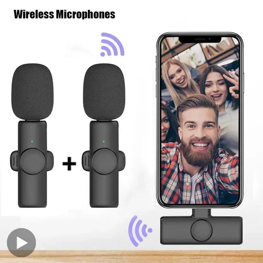 AyeBeau K11 Dual Wireless Lavalier Mic – iPhone & Android Wireless Lavalier Mic Oasis Select