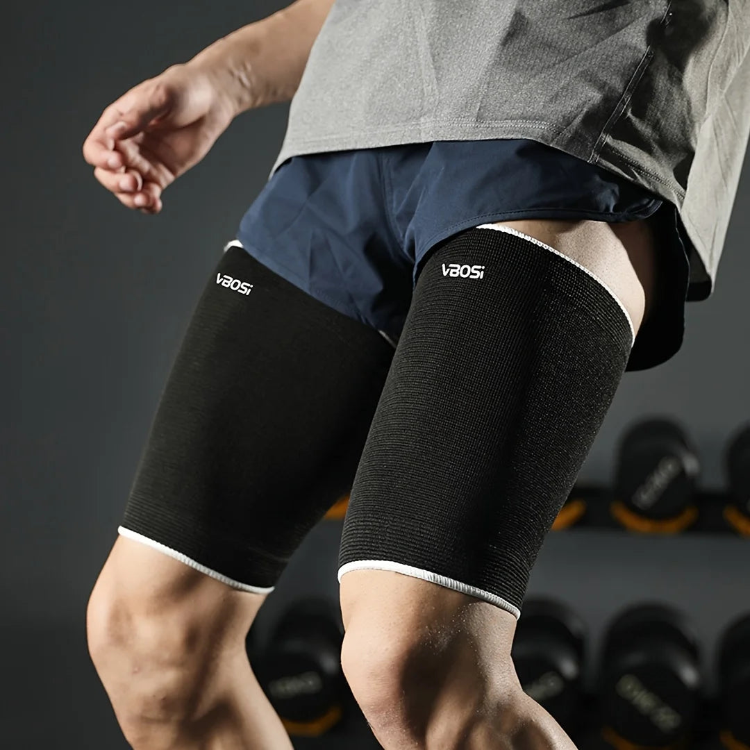 2PC thigh Compression Sleeve for Women Men, outdoor sports compression thigh brace for runners Peaceful Pleasures Health and Wellness