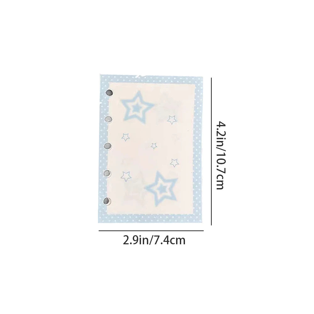 M5 Blue Dream Star Replacement Core Paper Weekly Monthly Plan Cartoon