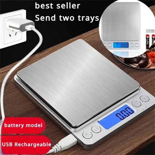 Digital Precision Scale 3000g/0.1g – Kitchen & Jewelry Scale Digital Kitchen Scale Peaceful Pleasures Health and Wellness