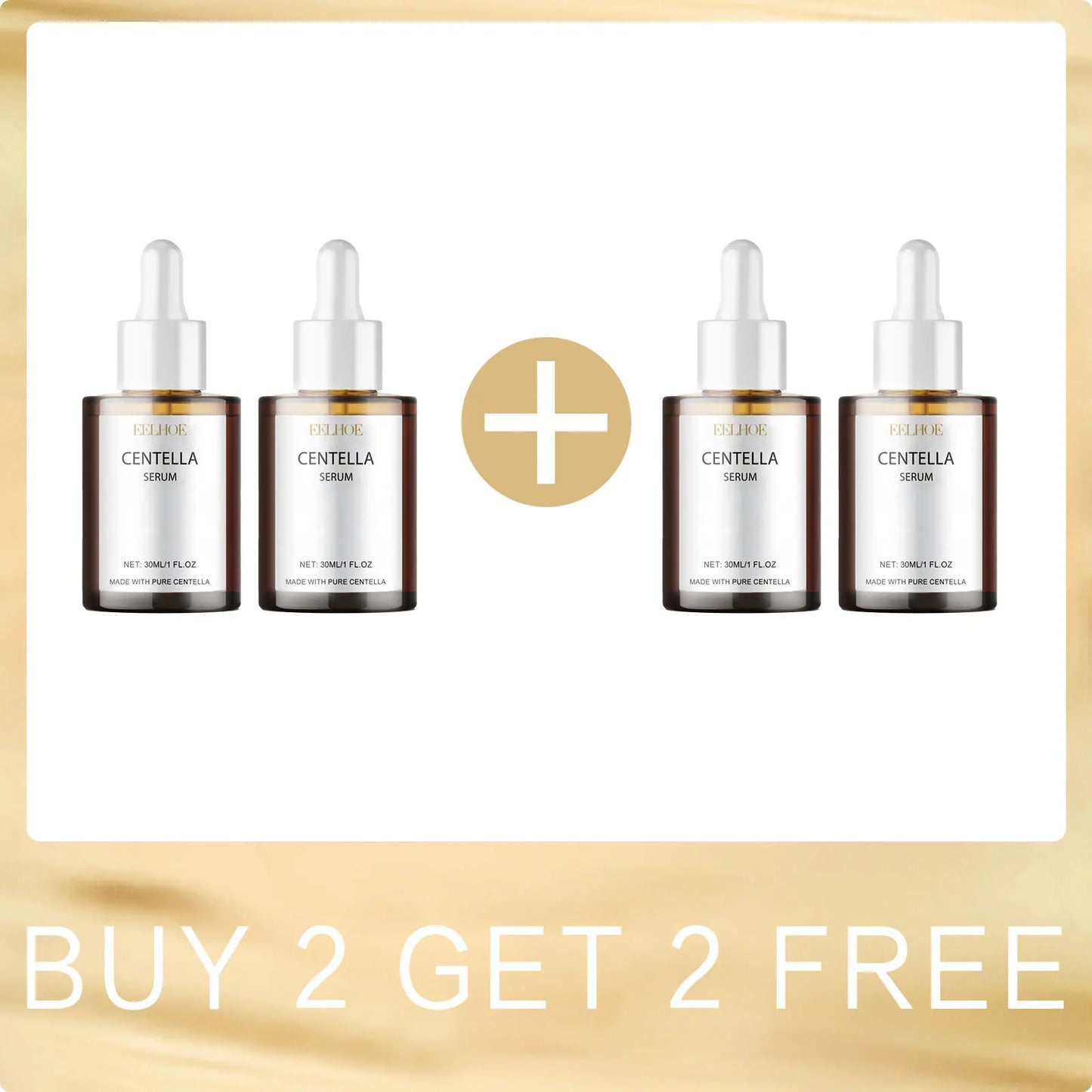 EELHOE Centella Cleansing Oil & Hydrating Face Serum Set