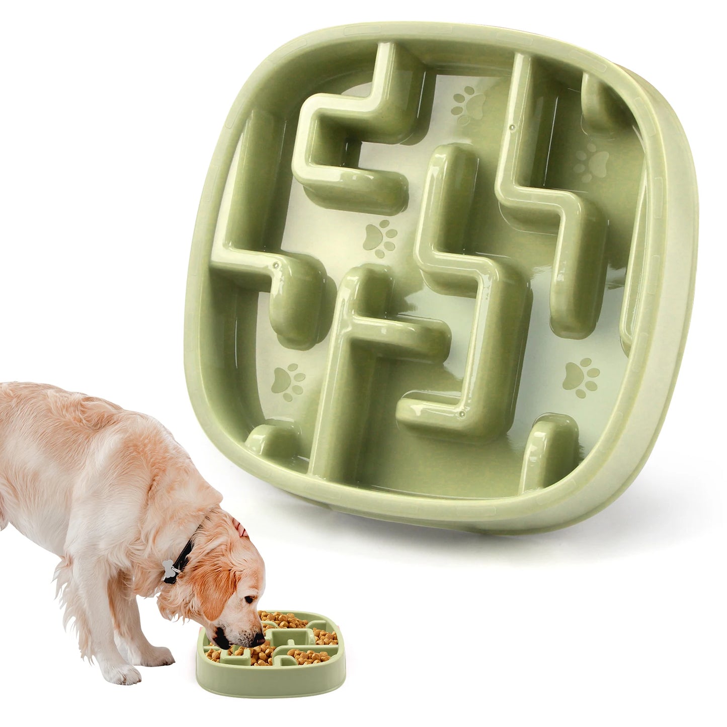 Slow Feeder Bowl for Dogs & Cats | Maze Anti-Choke Dish