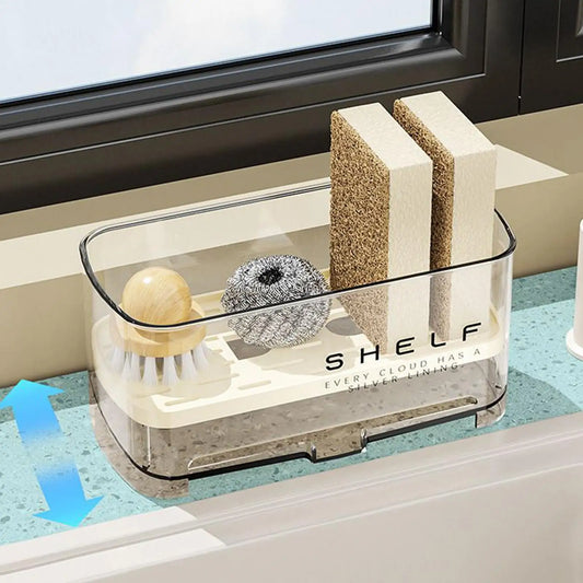 Adjustable Kitchen Drain Rack & Sink Organizer | Dish Drying Kitchen Drain Rack Peaceful Pleasures Health and Wellness