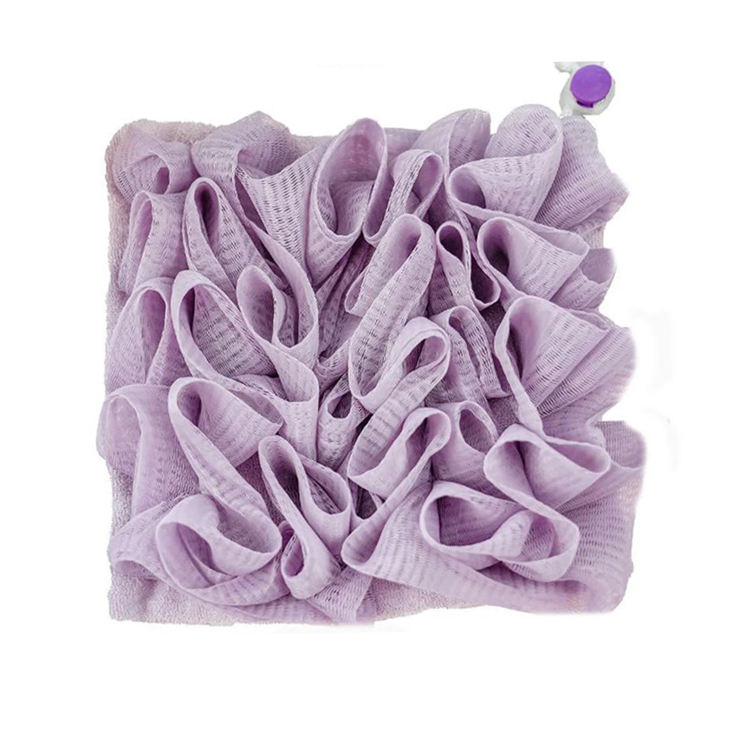 Cleaning Sponge Shower Loofahs Mesh Pouf Shower Ball Body Scrubber for Exfoliating Luffa Back Scrubbe Peaceful Pleasures Health and Wellness Purple