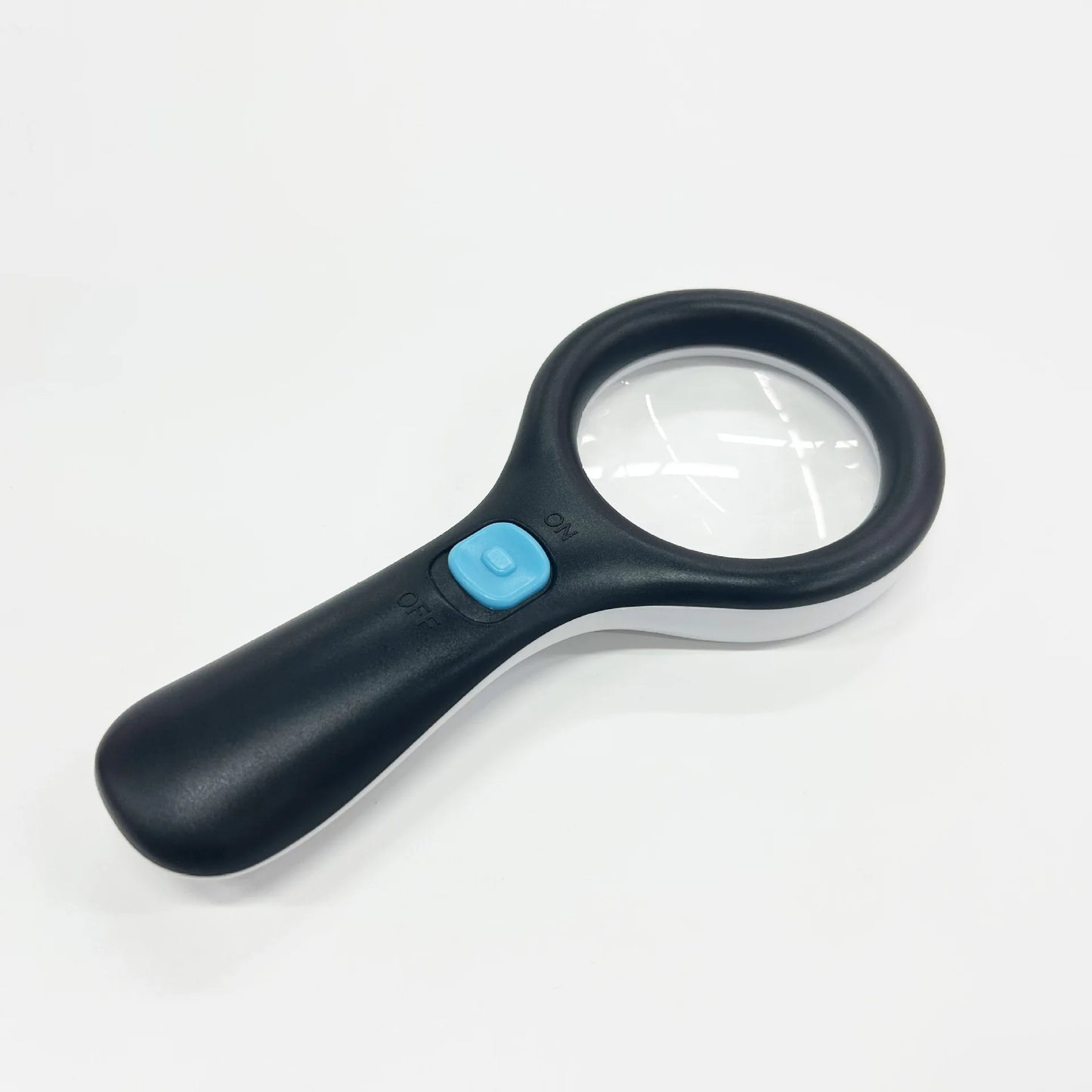 Handheld Magnifier with 3 Led Lights, High Magnification Magnifying Glass for Elderly Readers To Read Books and Newspapers Peaceful Pleasures Health and Wellness black