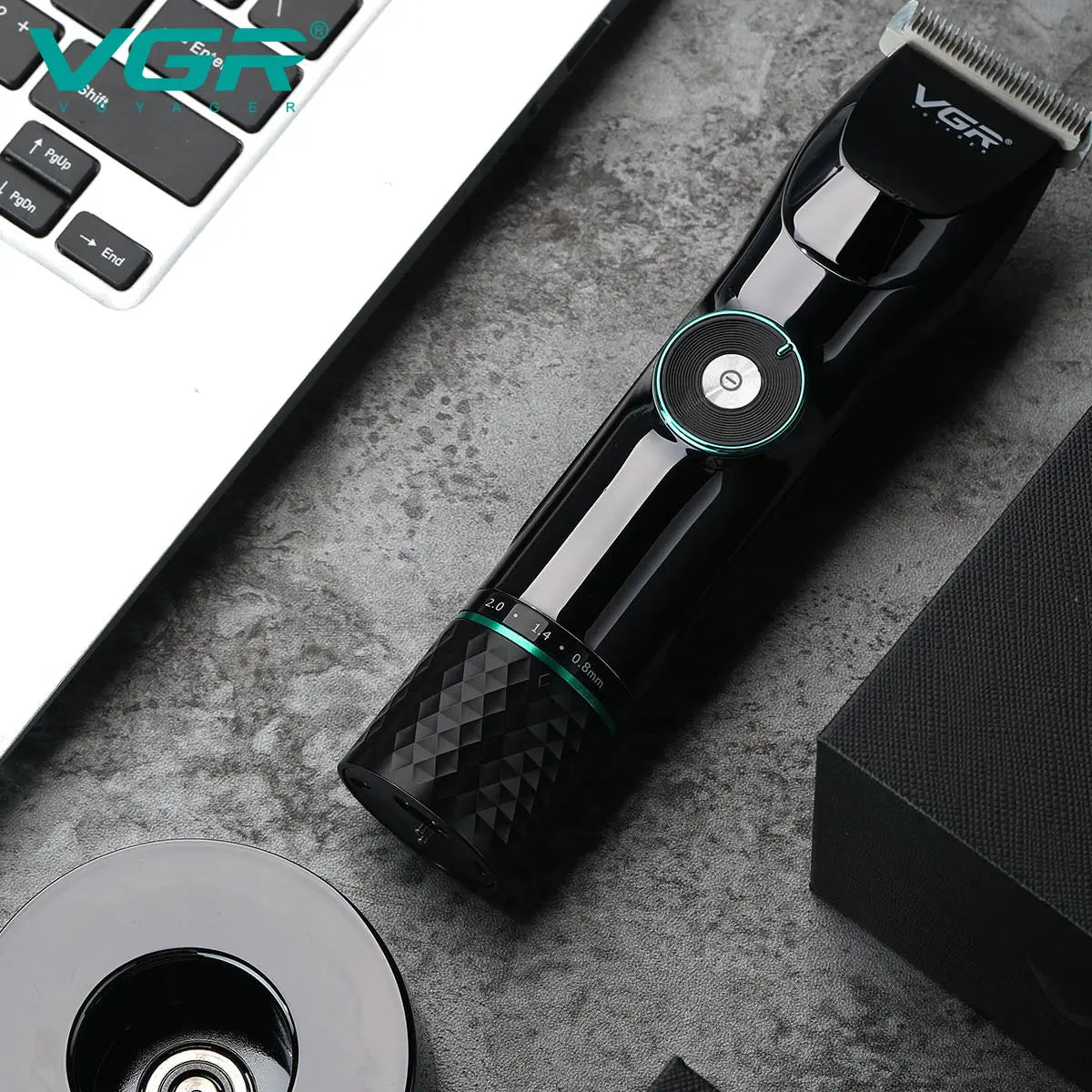 VGR Long Life Hair Trimmer Powerful Power Hair Trimmer Set for Men with Base series hair trimmer Peaceful Pleasures Health and Wellness