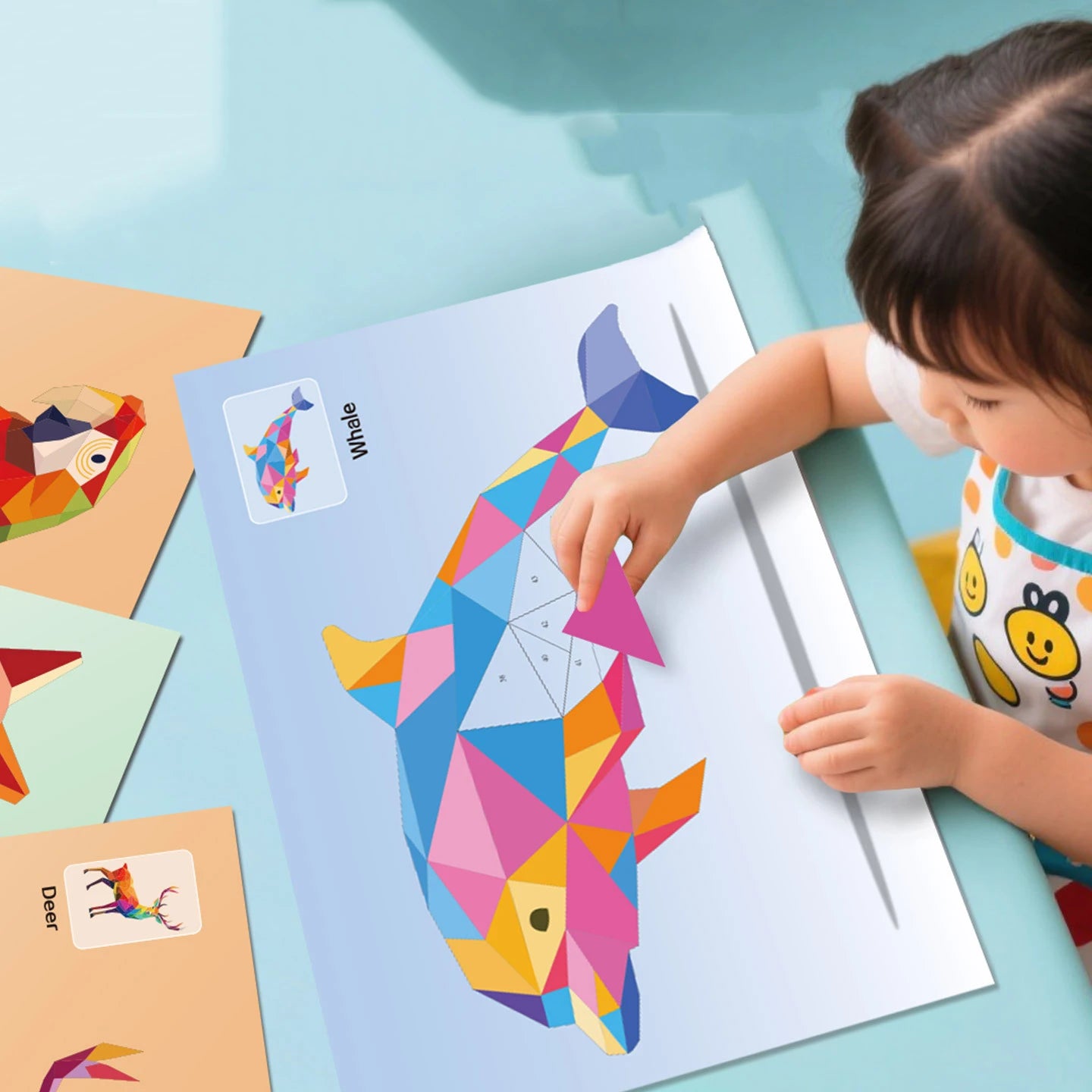 DIY Sticker Puzzle Painting Book-educational Activity Book For&kid