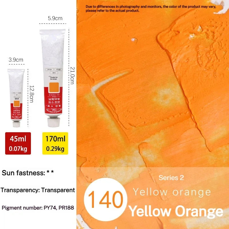 Bview Art Oil Painting Pigment Tube Acrylic Paint Artist Drawing