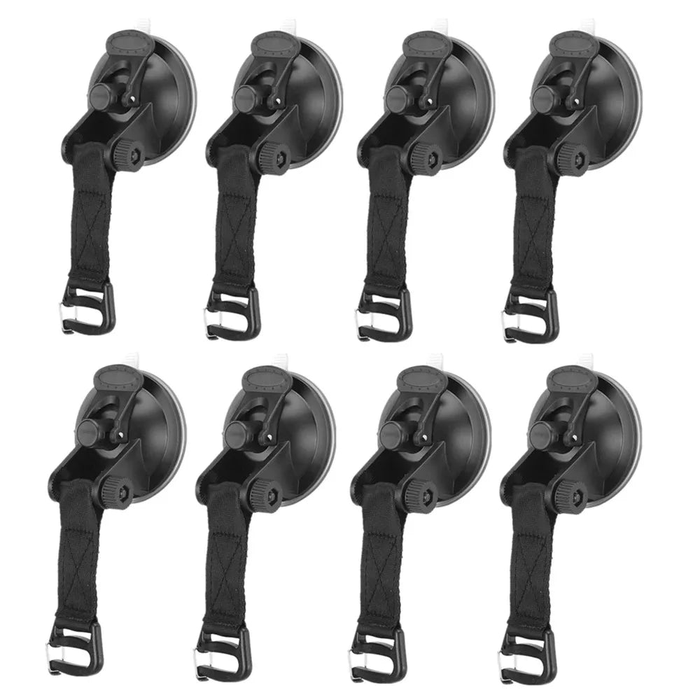 1/4/8PC Multi Suction Cup Heavy Duty Portable Adjustable Hook Car Suction Cup Kitchen Bathroom Outdoor Camping Tent Sucker Peaceful Pleasures Health and Wellness KB015BAF-8