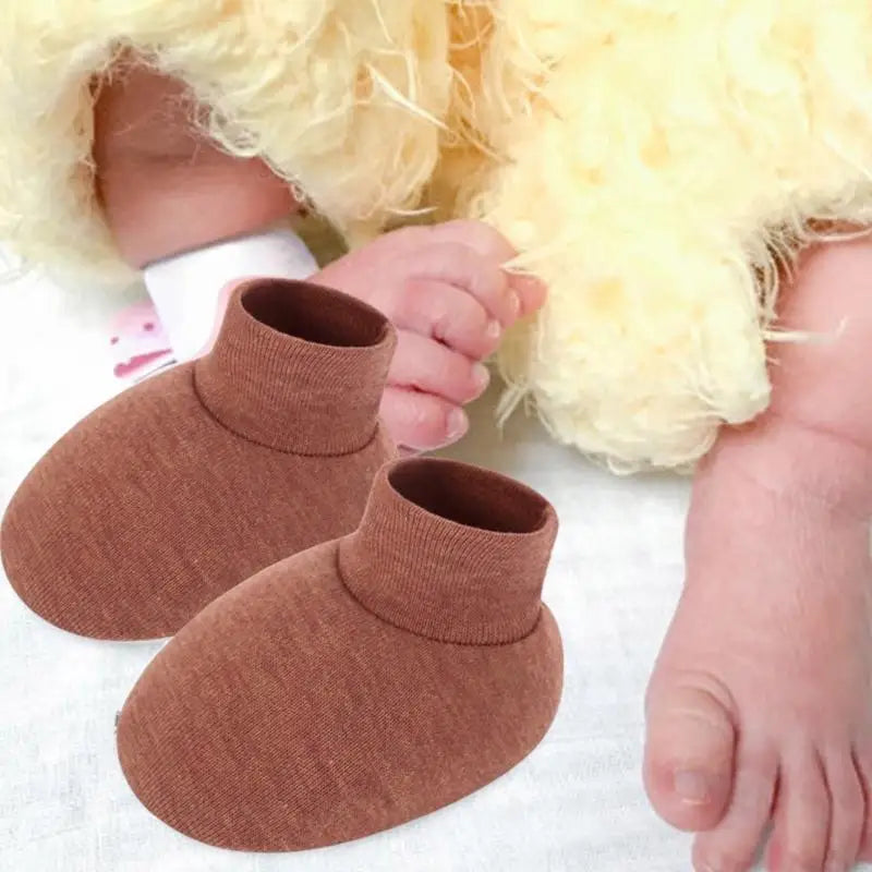 Baby Anti-Scratch Gloves & Socks 4-Set | Soft Cotton Newborn